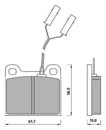 PREMIUM BRAKE PAD SET (4)