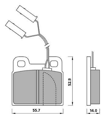 PREMIUM BRAKE PAD SET (4)