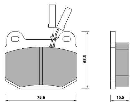 PREMIUM BRAKE PAD SET (4)
