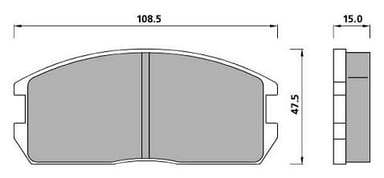 PREMIUM BRAKE PAD SET (4)