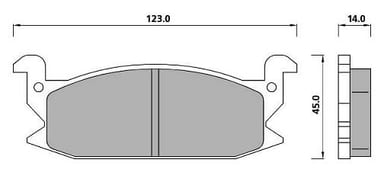 PREMIUM BRAKE PAD SET (4)