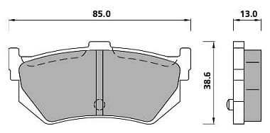 PREMIUM BRAKE PAD SET (4)