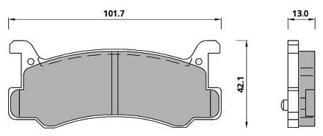 PREMIUM BRAKE PAD SET (4)