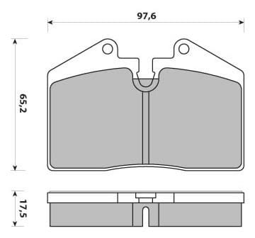 PREMIUM BRAKE PAD SET (4)