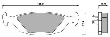 PREMIUM BRAKE PAD SET (4)