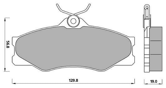 PREMIUM BRAKE PAD SET (4)