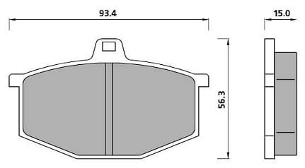 PREMIUM BRAKE PAD SET (4)