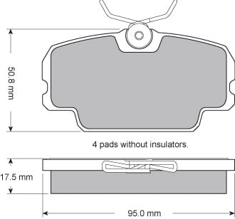 COMPETITION PADS AXLE SET