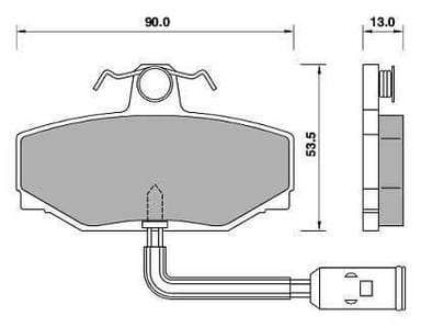 PREMIUM BRAKE PAD SET (4)