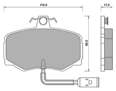PREMIUM BRAKE PAD SET (4)