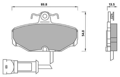 PREMIUM BRAKE PAD SET (4)