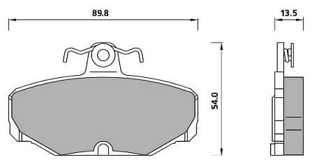 FERODO PAD SET