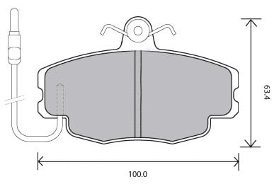 COMPETITION PADS AXLE SET