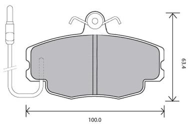 COMPETITION PADS AXLE SET