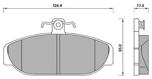 PREMIUM BRAKE PAD SET (4)