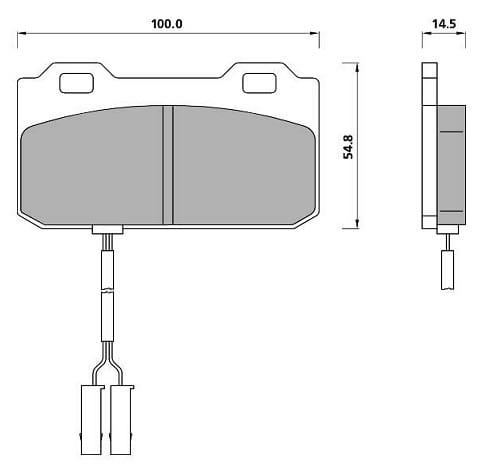 PREMIUM BRAKE PAD SET (4)