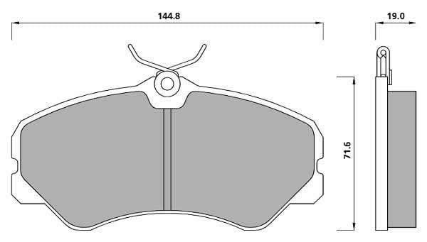 PREMIUM BRAKE PAD SET (4)