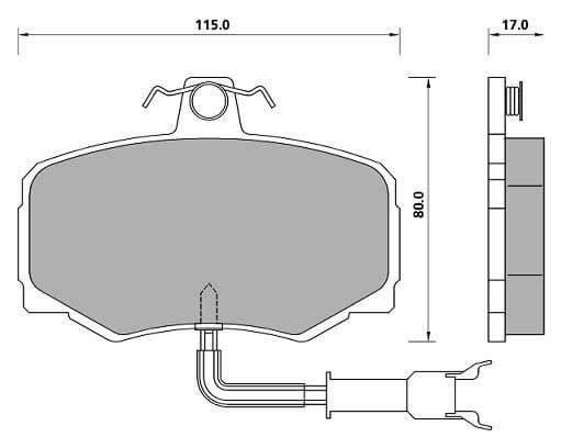 PREMIUM BRAKE PAD SET (4)