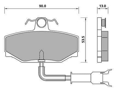 ECONOMY BRAKE PAD SET (4)