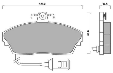 PREMIUM BRAKE PAD SET (4)