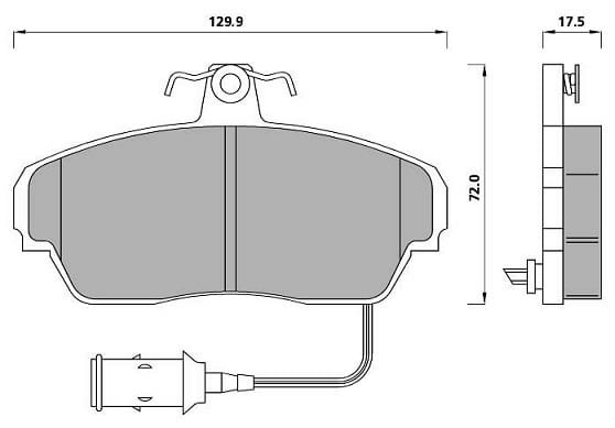 PREMIUM BRAKE PAD SET (4)
