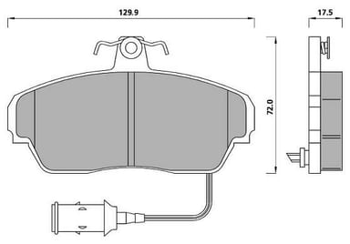 PREMIUM BRAKE PAD SET (4)