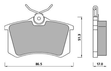 PREMIUM BRAKE PAD SET (4)