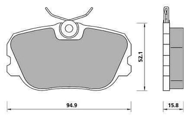 PREMIUM BRAKE PAD SET (4)