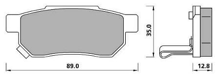 PREMIUM BRAKE PAD SET (4)