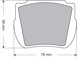 PREMIUM BRAKE PAD SET (4)