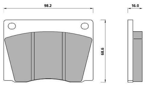 PREMIUM BRAKE PAD SET (4)