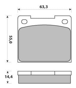 PREMIUM BRAKE PAD SET (4)