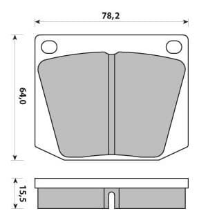 PREMIUM BRAKE PAD SET (4)
