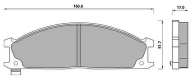 PREMIUM BRAKE PAD SET (4)