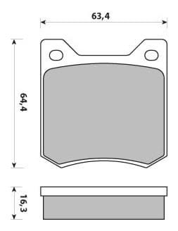 PREMIUM BRAKE PAD SET (4)
