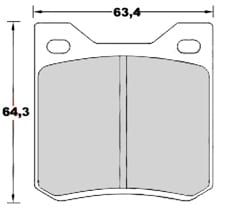 PREMIUM BRAKE PAD SET (4)