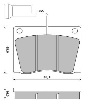 PREMIUM BRAKE PAD SET (4)
