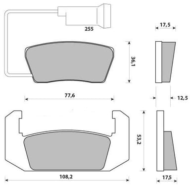 PREMIUM BRAKE PAD SET (4)