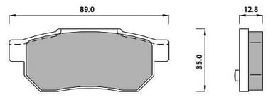 PREMIUM BRAKE PAD SET (4)