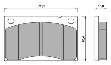 PREMIUM BRAKE PAD SET (4)