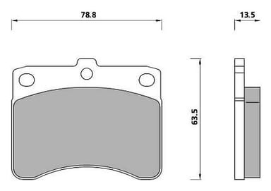 PREMIUM BRAKE PAD SET (4)
