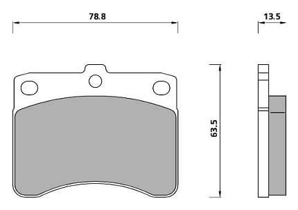 PREMIUM BRAKE PAD SET (4)