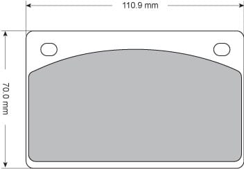 FERODO BRAKE PAD SET (4)