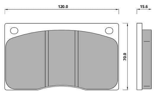 FERODO BRAKE PAD SET (4)