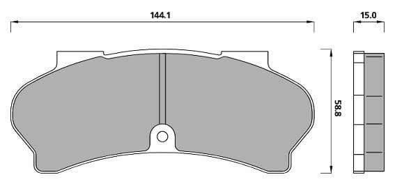 PREMIUM BRAKE PAD SET (4)