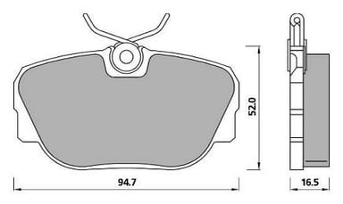 PREMIUM BRAKE PAD SET (4)