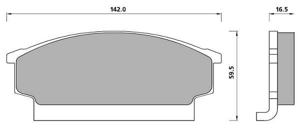 PREMIUM BRAKE PAD SET (4)