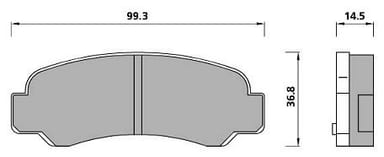 PREMIUM BRAKE PAD SET (4)