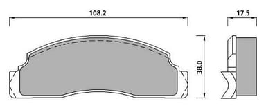 PREMIUM BRAKE PAD SET (4)