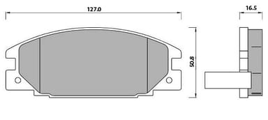FERODO BRAKE PAD SET (4)